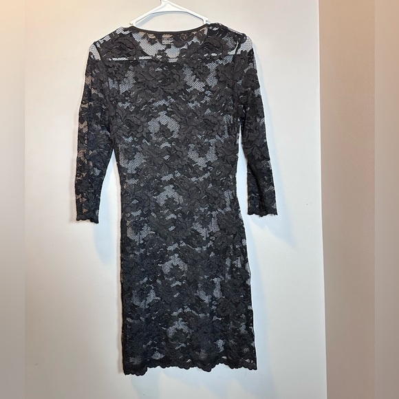 ABS Allen Schwartz Black Lace Dress - Picture 4 of 4